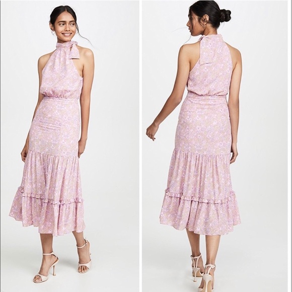 LIKELYxREVOLVE Pastel Halterneck Mona Dress - Picture 13 of 13